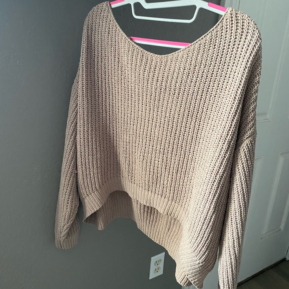 Beige Knit Sweater